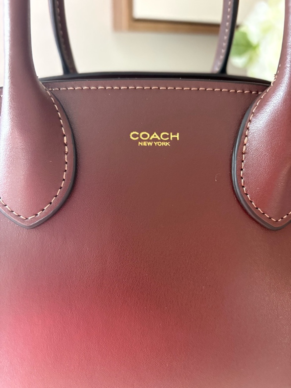 Dark Brown Coach Empire Carryall 26 - Picture 5 of 12